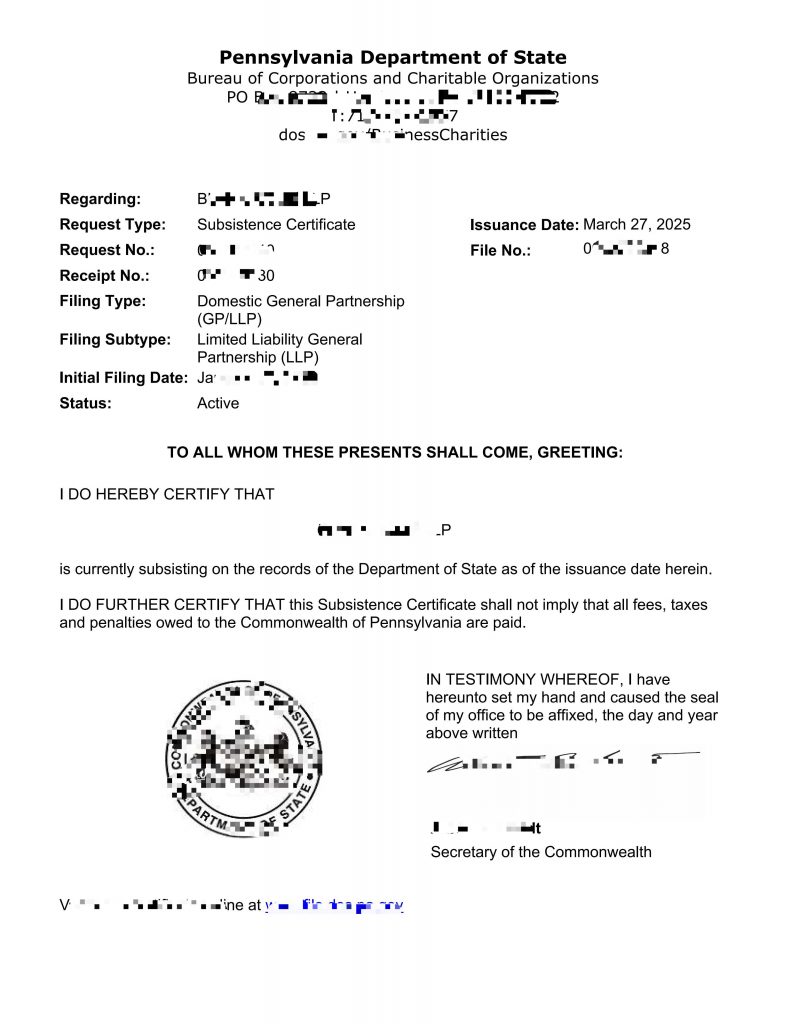 插图BLANK ROME LLP Subsistence Certificate_1743083480195 2_01 791x1024.jpg 插图BLANK ROME LLP Subsistence Certificate_1743083480195 2_01 791x1024.jpg